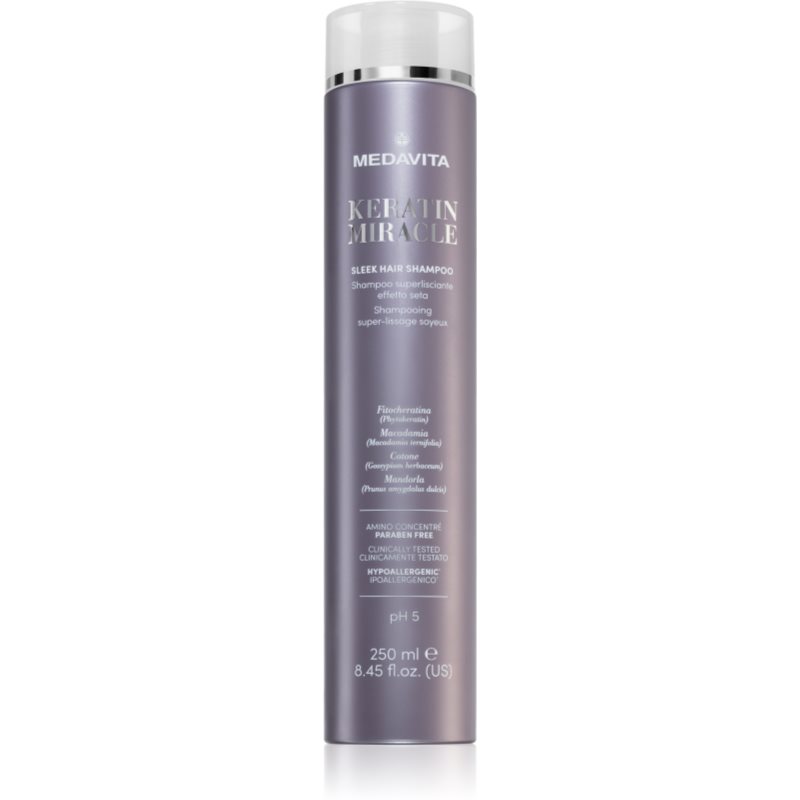 Medavita Keratin Miracle Sleek Hair Shampoo szampon wygładzający 250 ml