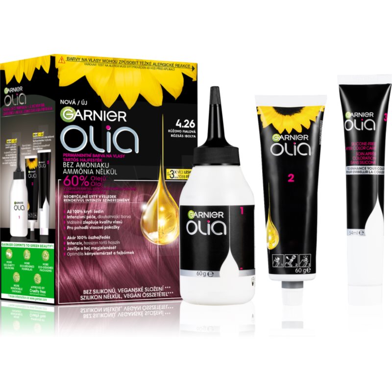 Garnier Olia Farba do włosów 60 g Odcień 4,26 Rose Violet