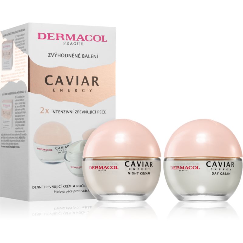 Dermacol Caviar Energy Duo Pack zestaw Krem na dzień Caviar Energy Day Cream 50 ml + Kem na noc Caviar Energy Night Cream 50 ml dla kobiet