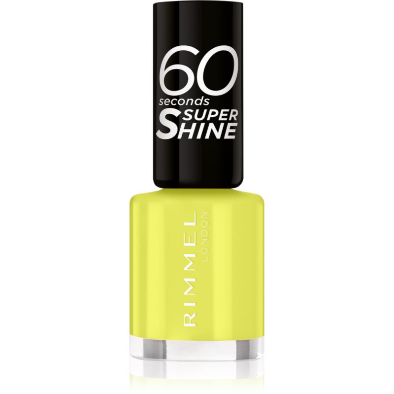 Rimmel London 60 Seconds Super Shine Lakier do paznokci 8 ml Odcień 155 Beach Breeze Please