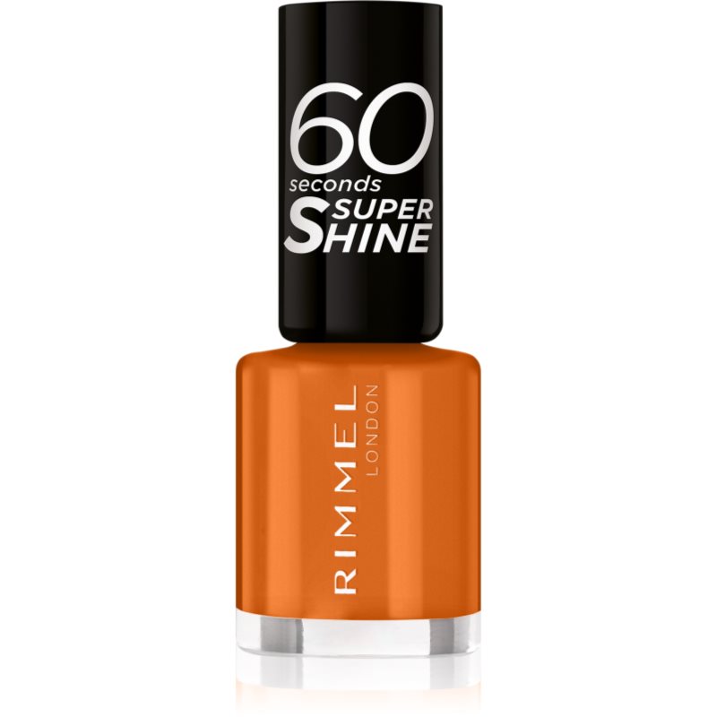 Rimmel London 60 Seconds Super Shine Lakier do paznokci 8 ml Odcień 151 Tan Lines & Good Times