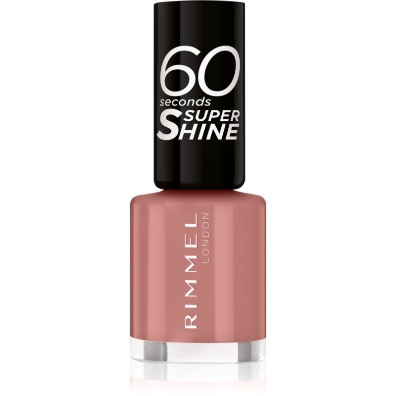 Lakier do paznokci Rimmel London 60 Seconds Super Shine 230 Mauve To The Music 8 ml (3616301265207)