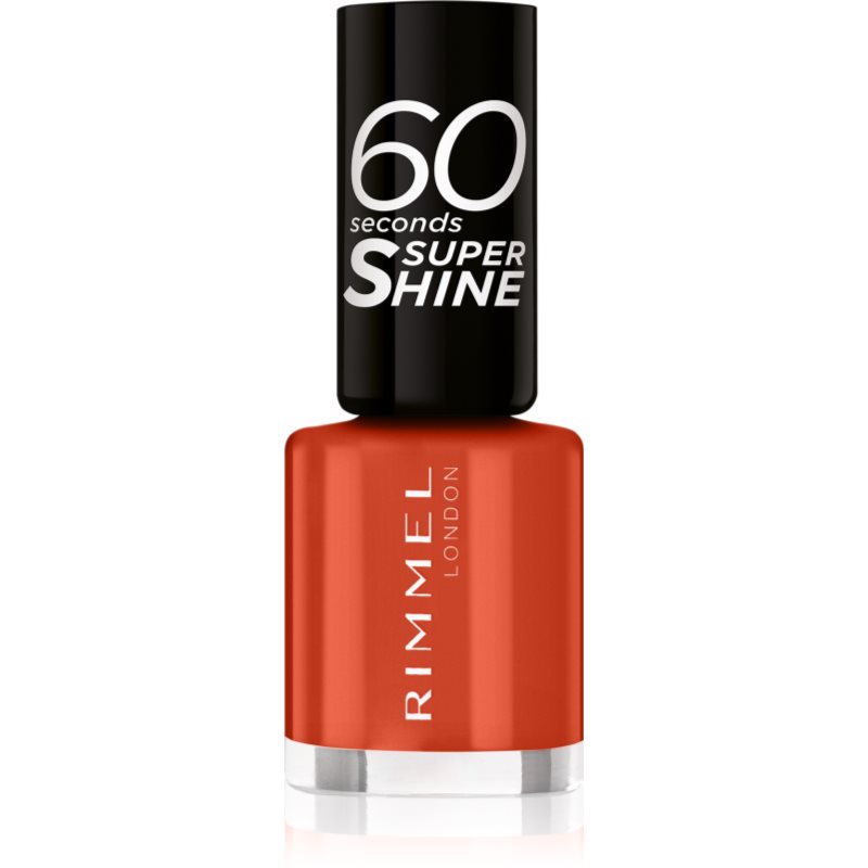 Rimmel London 60 Seconds Super Shine lakier do paznokci 8 ml dla kobiet 410 Wild Spice