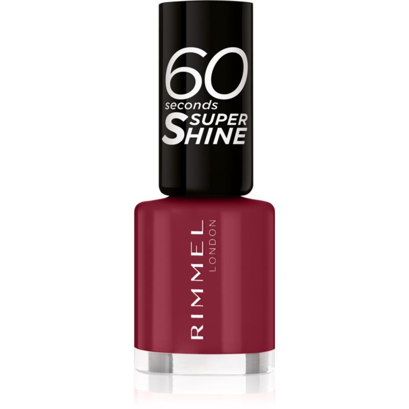 Rimmel London London 60 Seconds Super Shine 8 ml Lakier do paznokci 710 Oh My Cherry