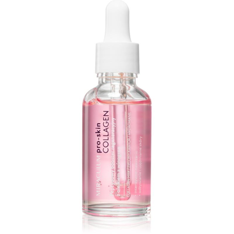 MIRACULUM COLLAGEN PRO-SKIN Peptydowy booster regeneracyjny z olejkiem z winogron, 30 ml