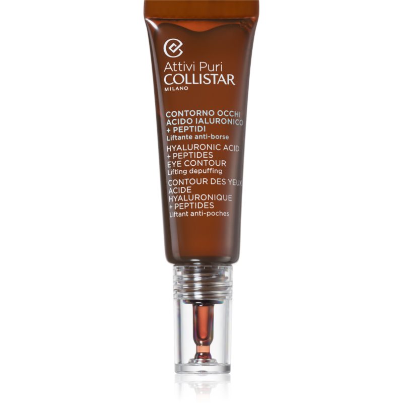 Krem do twarzy Collistar Attivi Puri Hyaluronic Acid + Peptides Eye Contour 15 ml (8015150218894)