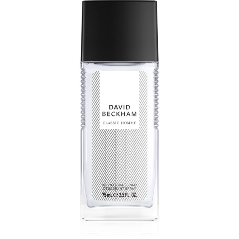 David Beckham, Classic Homme, Dezodorant w naturalnym sprayu dla mężczyzn, 75 ml