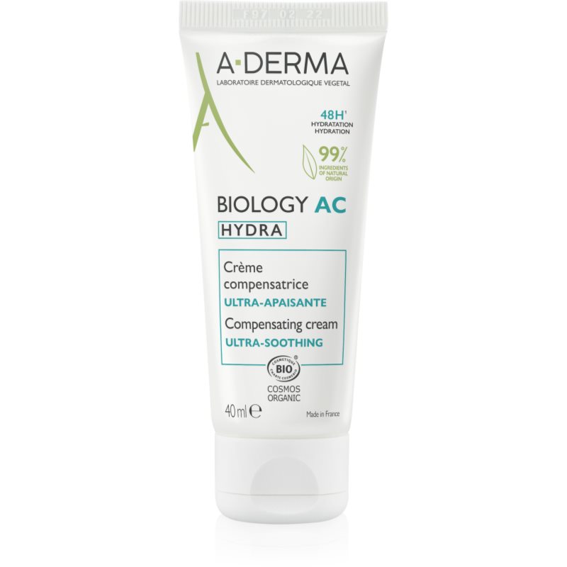 A-Derma Biology AC Hydra Compensating Cream krem do twarzy na dzień 40 ml dla kobiet