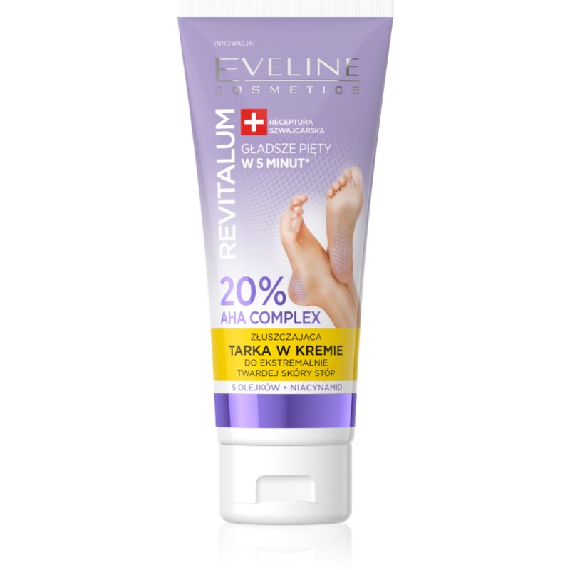 Eveline Cosmetics Revitalum Złuszczająca tarka w kremie do stóp 75ml