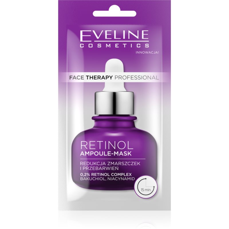 Eveline Cosmetics Face Therapy Professional Ampoule-mask Kremowa maseczka, Retinol 8.0 ml