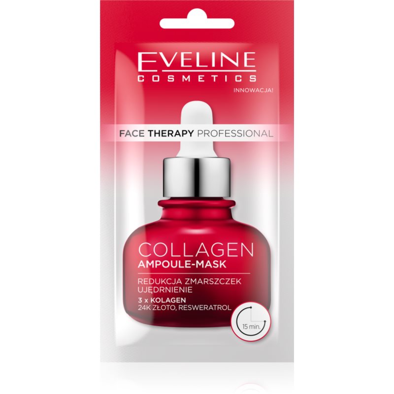 Eveline Cosmetics Face Therapy Professional Ampoule-mask Kremowa maseczka, Collagen 8.0 ml