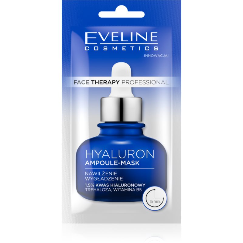 Eveline Cosmetics Face Therapy Professional Ampoule-mask Kremowa maseczka, Hyaluron 8.0 ml