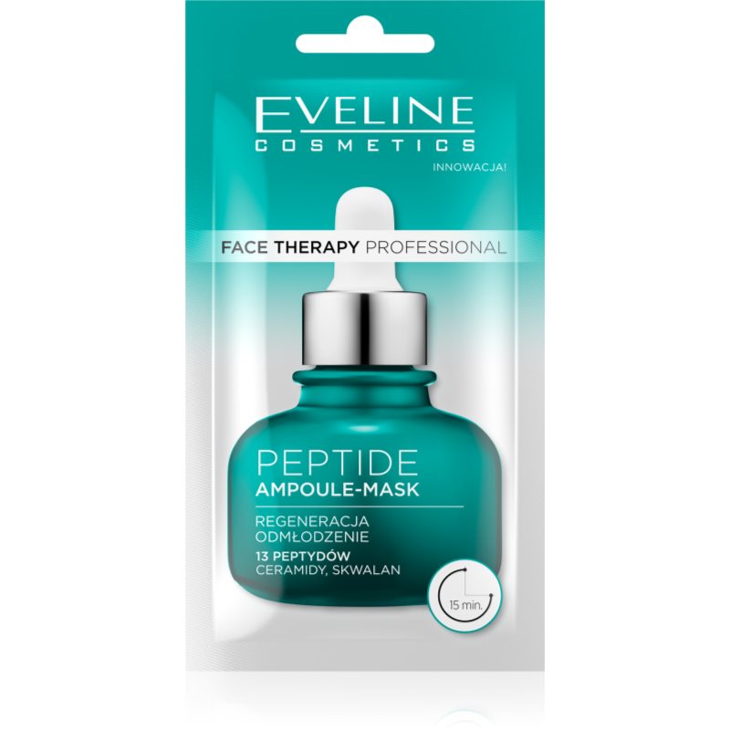 Eveline Cosmetics Face Therapy Professional Ampoule-mask, Kremowa maseczka, Peptide, 8ml