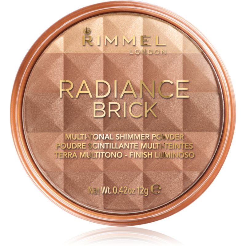 Rimmel Brick Shimmer proszek 12 G Medium 34774643002