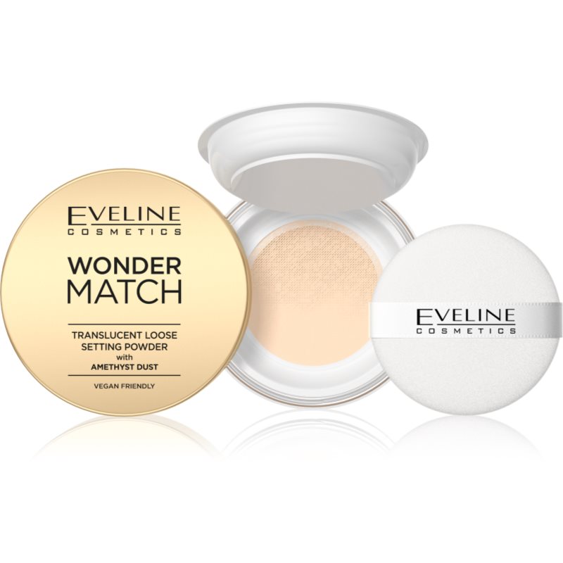 Eveline Cosmetics Wonder Match Puder utrwalający z ametystowym pyłkiem 6g