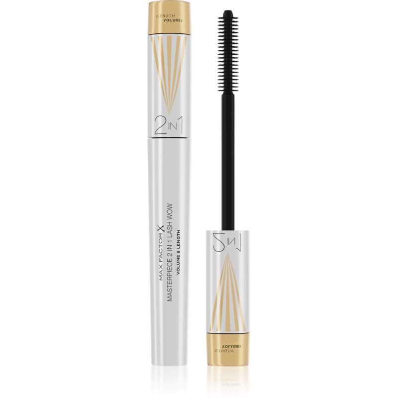 Tusz do rzęs Max Factor Masterpiece 2 In 1 Lash WOW Volume & Length Mascara 01 Black 7 ml (3616303408961)