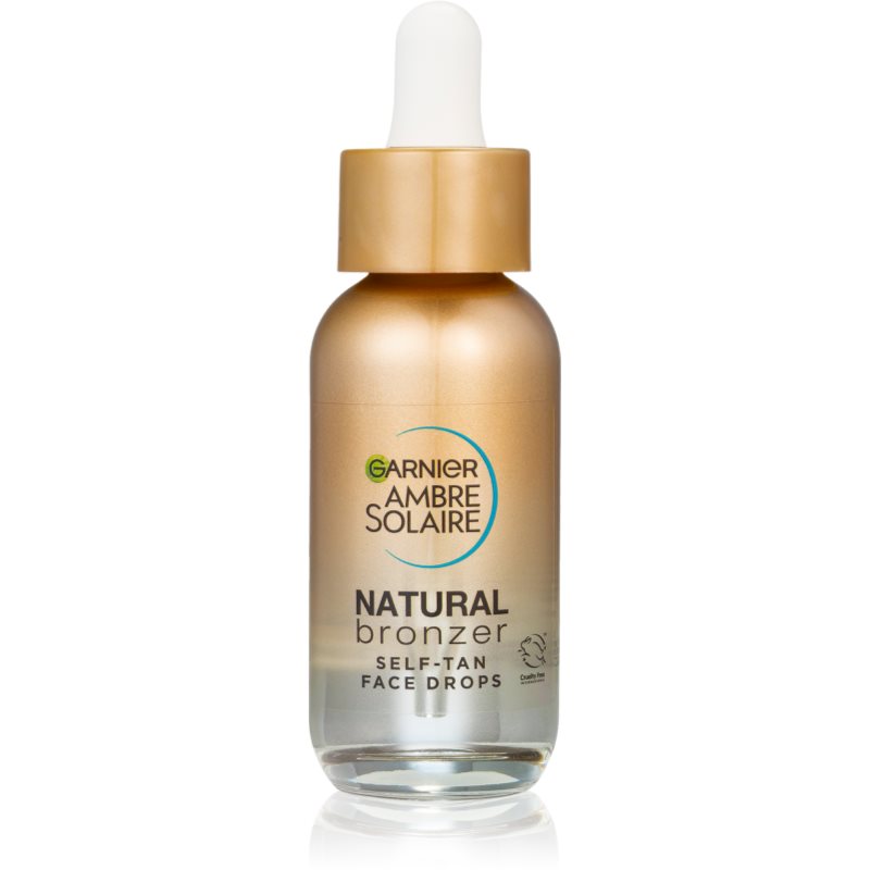 Ambre Solaire Natural Bronzer, Kropelki samoopalające do twarzy, 30 ml