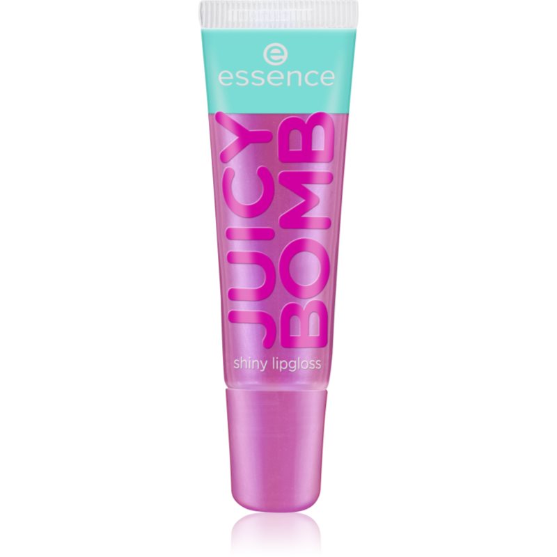 Essence Juicy Bomb Shiny Lipgloss błyszczyk do ust 10 ml dla kobiet 105 Bouncy Bubblegum