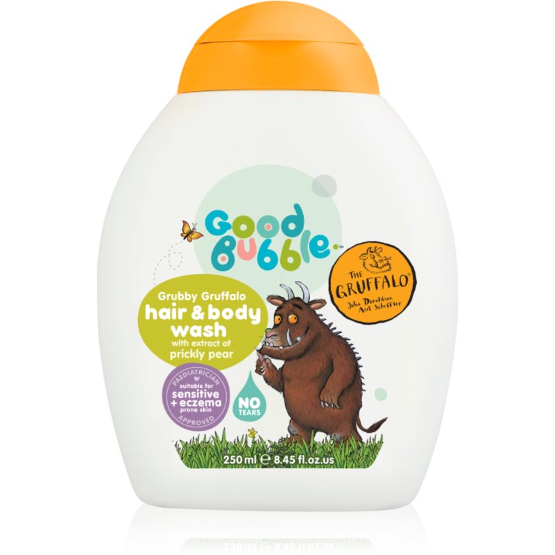 Good Bubble Gruffalo Hair and Body Wash emulsja do mycia i szampon do skóry wrażliwej i skłonnej do wyprysków dla dzieci od urodzenia 250 ml
