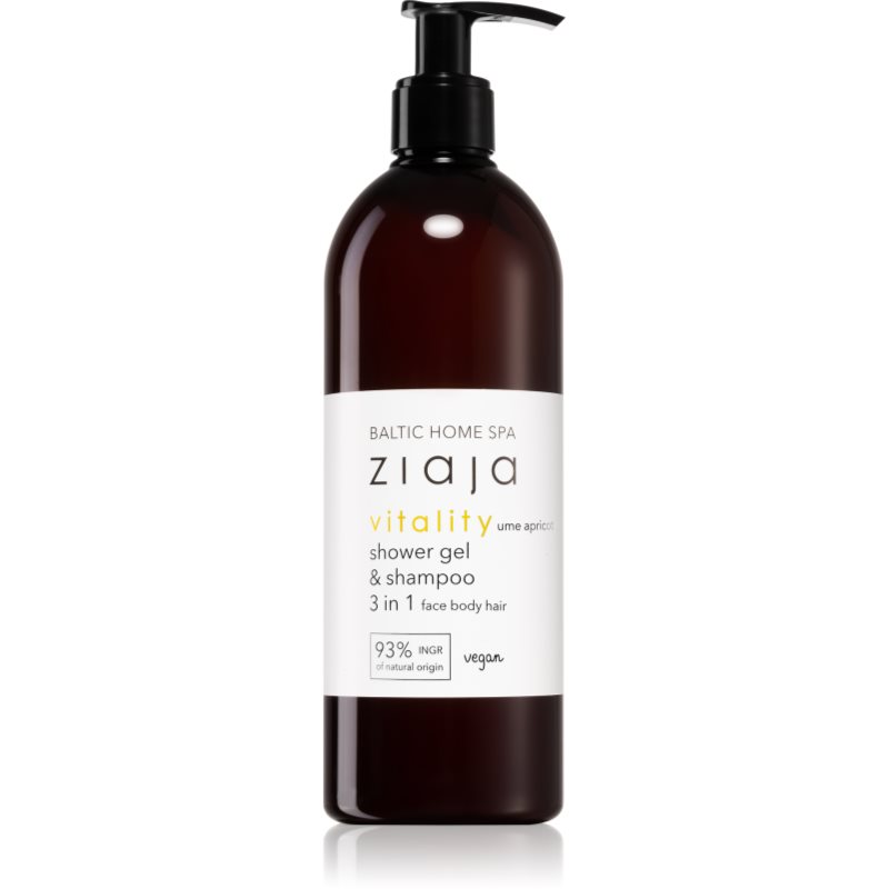 Ziaja Baltic Home Spa Wellness Vitality żel pod prysznic do twarzy, ciała i włosów 500 ml