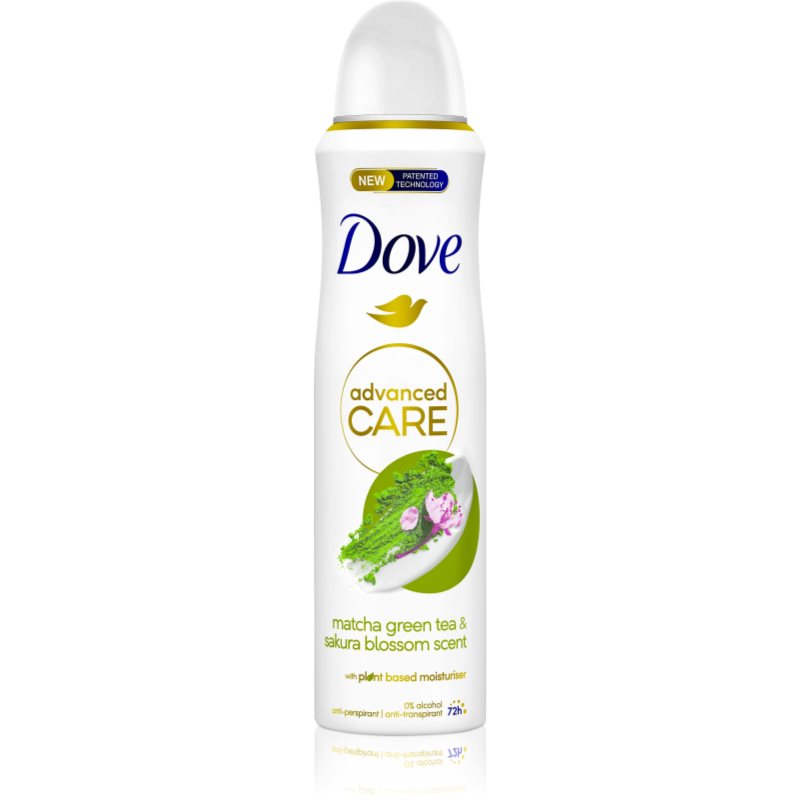 Dove Advanced Care Matcha Green Tea & Sakura Blossom 72h Antyperspirant 150 ml