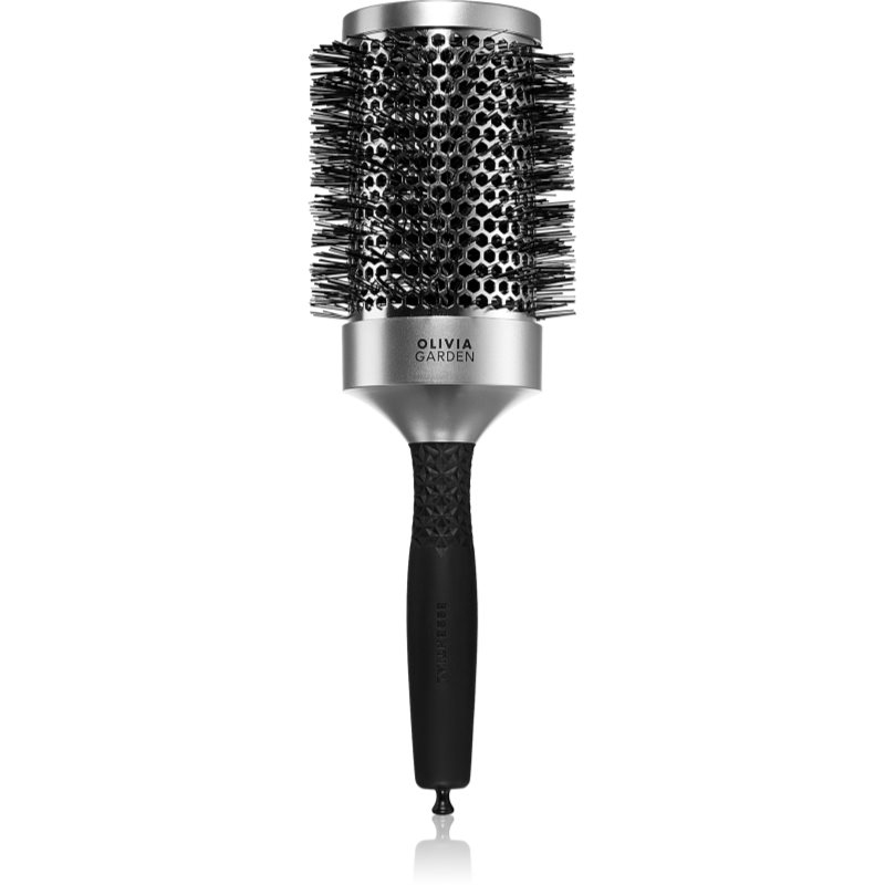 Olivia Garden Essential Blowout Classic Silver szczotka antystatyczna do modelowania włosów 65mm