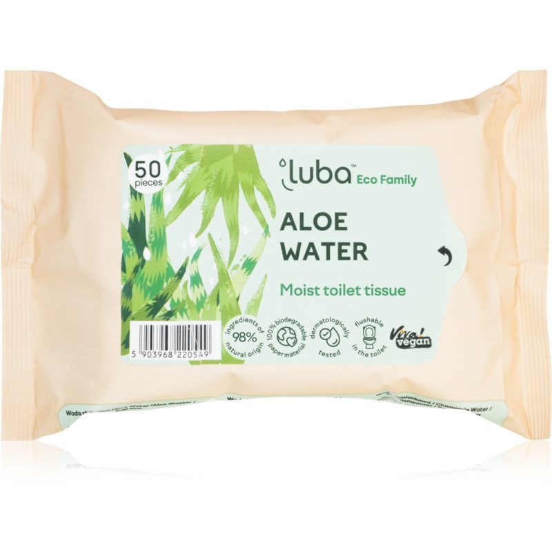 Luba Papier Toaletowy Nawilżany Woda Aloesowa