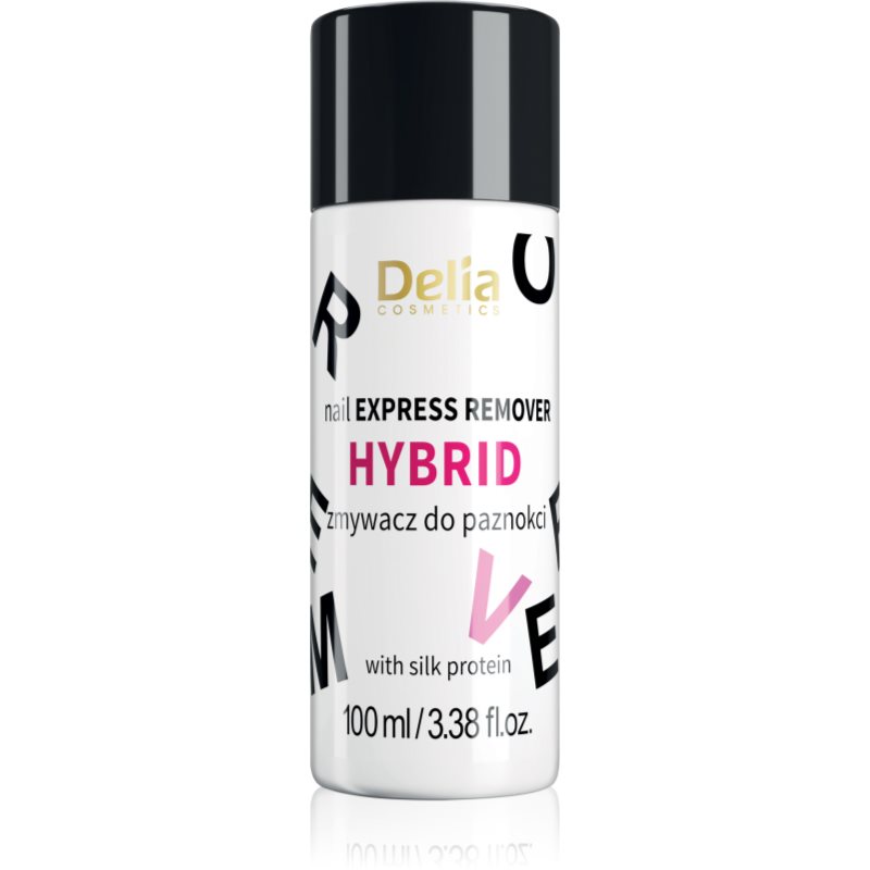 Delia Cosmetics Zmywacz do lakieru hybrydowego Acetonowy 100 ml