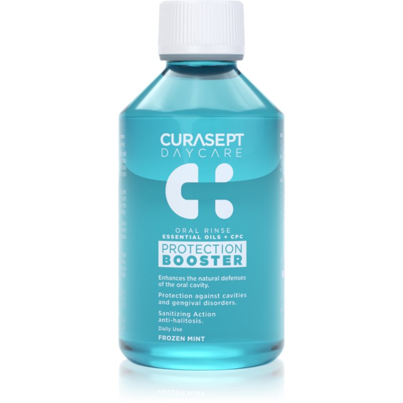 CURASEPT Daycare Protection Booster Frozen Mint Płyn do płukania jamy ustnej mocno miętowy 500 ml