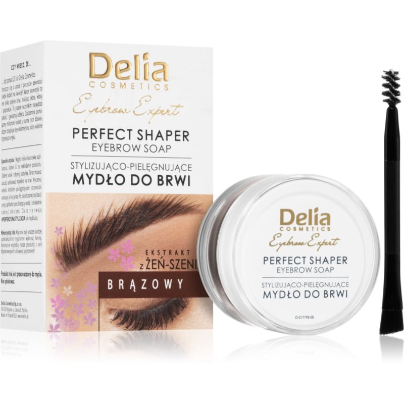 Delia Eyebrow Expert Mydło do brwi stylizująco-pielęgnujące, słoik 10 ml