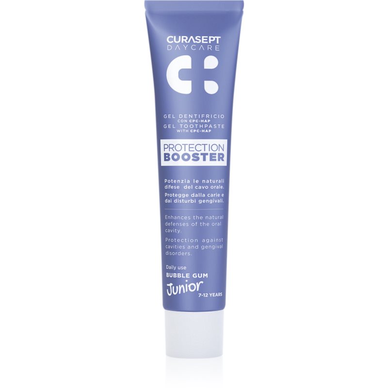 CURASEPT Daycare Protection Booster Junior Bubble Gum Pasta do zębów dla dzieci 7-12 lat 50 ml