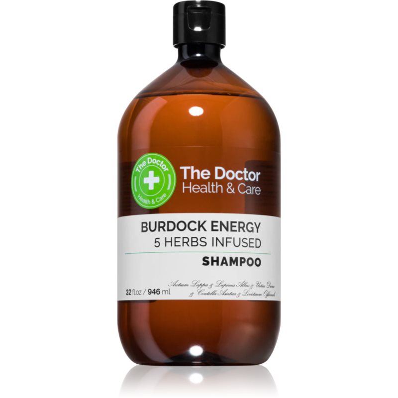 THE DOCTOR Health & Care Burdock Energy Hair Shampoo szampon do włosów 5 Ziół 946ml
