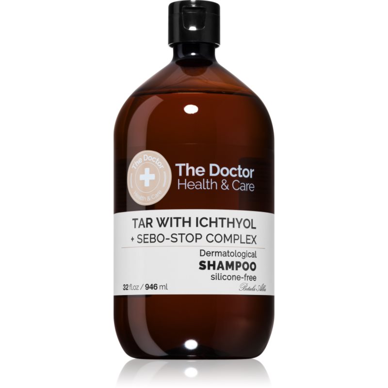 The Doctor - Tar wtih Ichthyol Dermatological Shampoo - Dermatologiczny szampon dziegciowo-brzozowy z ichtiolem - 946 ml