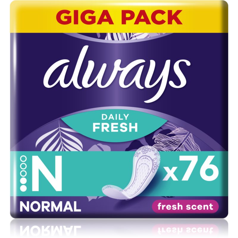 Always Dailies Wkładki higieniczne Normal 76 szt.