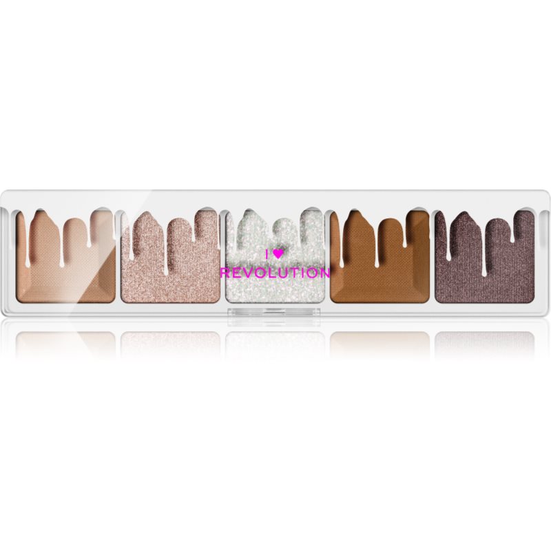 I HEART REVOLUTION MINI CHOCOLATE PALETTE WHITE VANILLA CREAM 1,1G