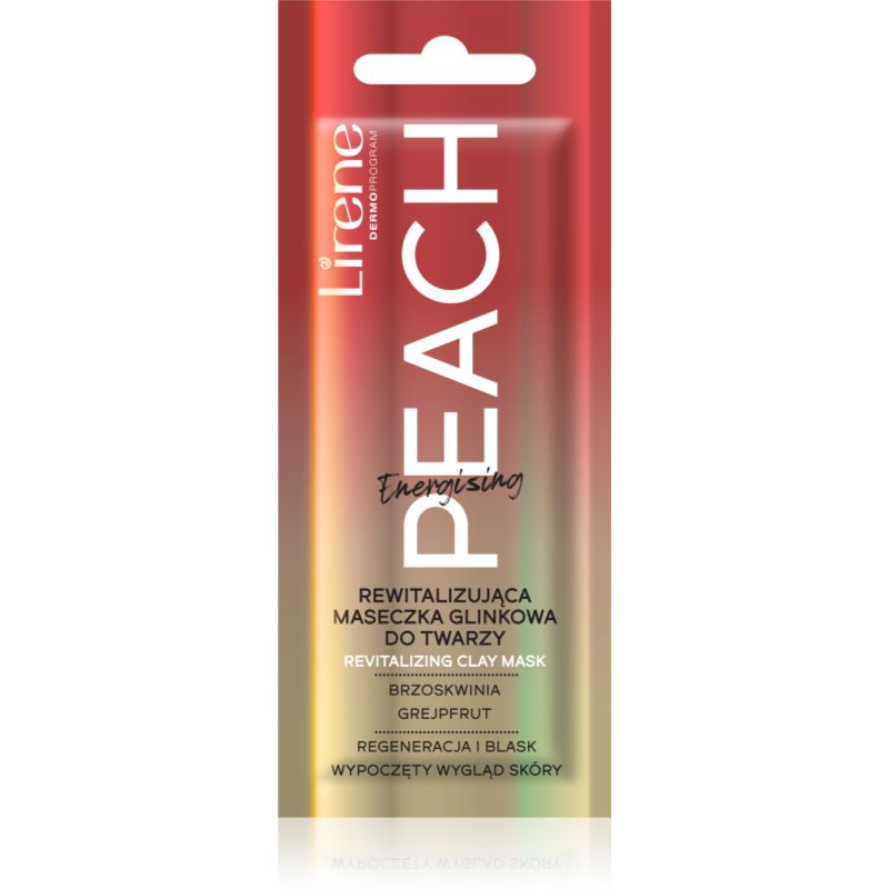 Lirene - ENERGISING PEACH - Revitalizing Clay Mask - Rewitalizująca maseczka glinkowa do twarzy - 6 ml