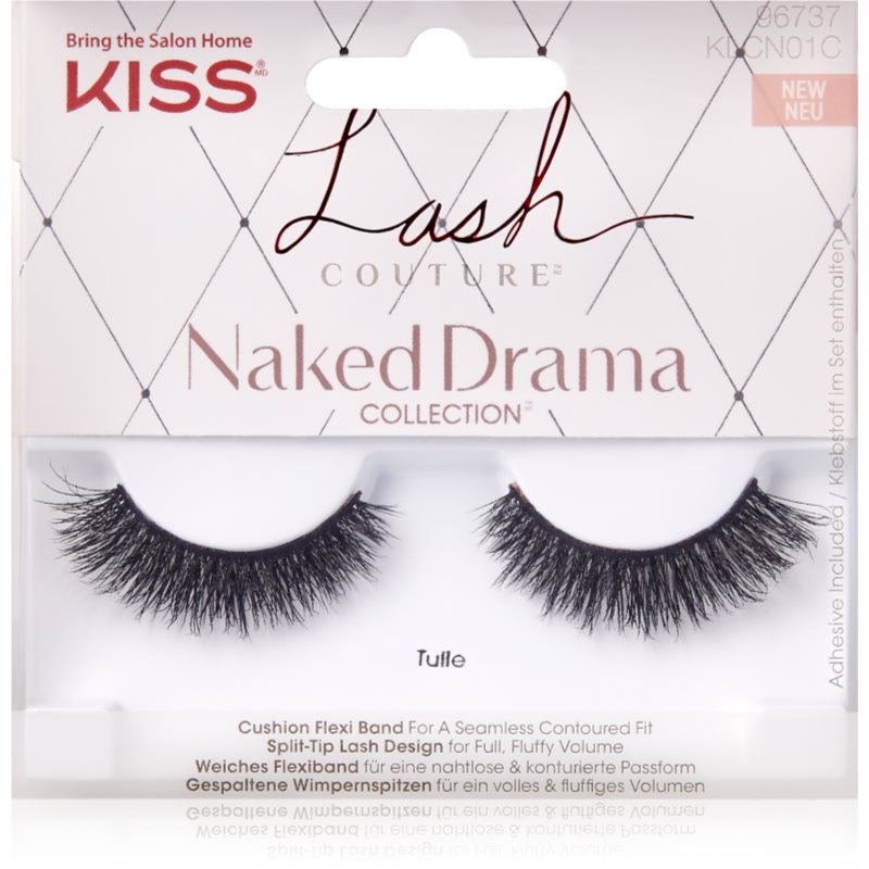 Lash KISS Sztuczne rzęsy Couture Naked Drama 1 para Wariant Tulle)