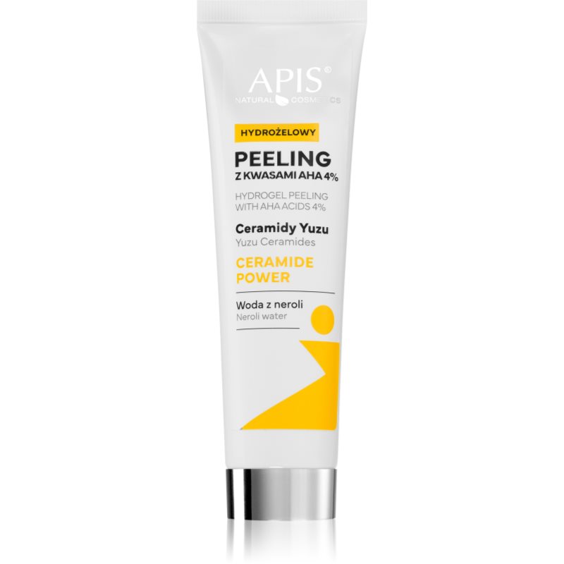 Apis Hydrożelowy Peeling do twarzy z kwasami AHA 4% Ceramide Power 100 ml