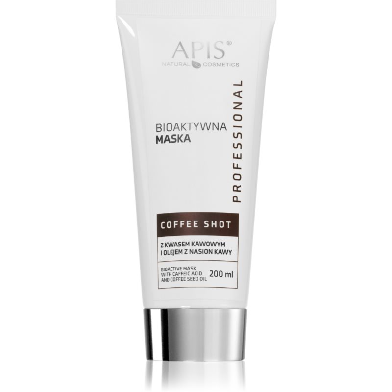 Apis Coffee Shot Bioaktywna maska z kwasem kawowym i z olejem z nasion kawy 200ml