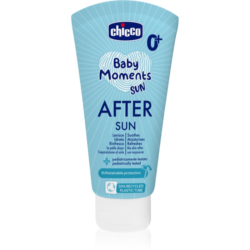 Chicco Baby Moments Sun After Sun mleczko po opalaniu dla dzieci od urodzenia 0 m+ 150 ml
