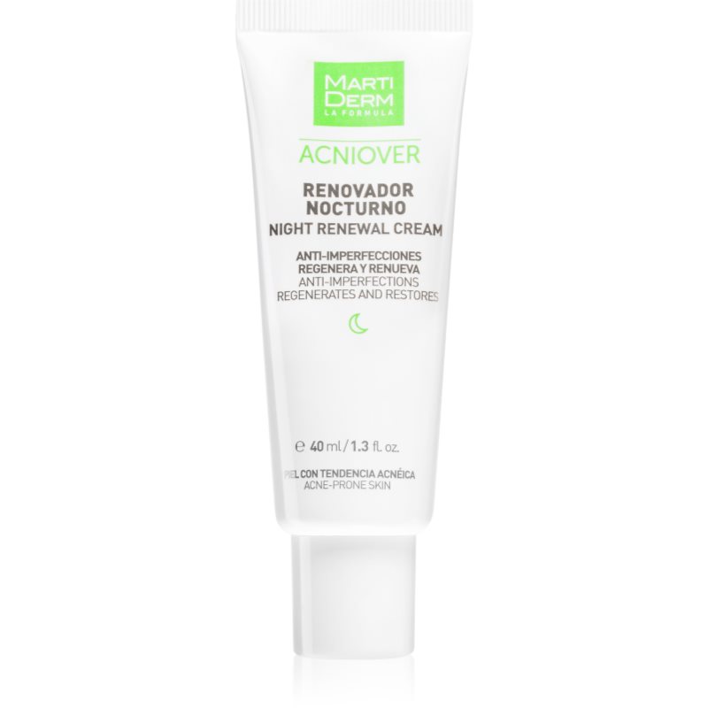 Krem do twarzy Martiderm Acniover Night Renewal 40 ml (8437019178680)
