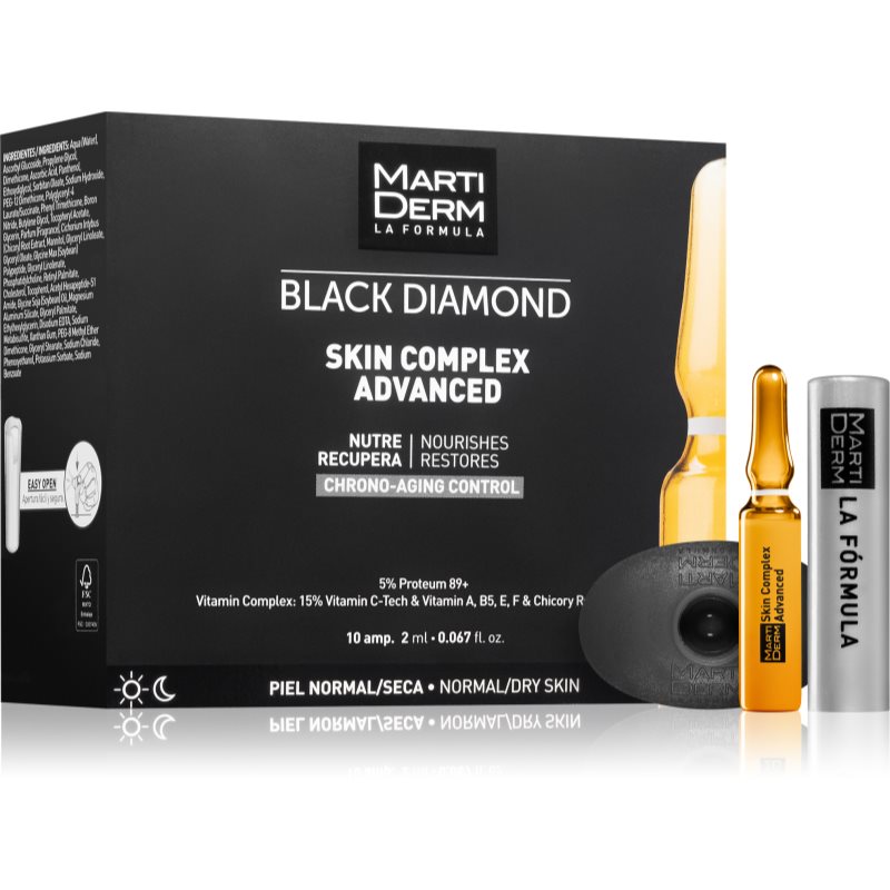 Ampułka z 20% kompleksem witamin BlackDiamond Kompleks skórny 10 x 2 ml