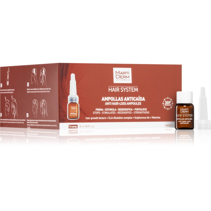 Ampułki przeciw wypadaniu włosów Martiderm 14 szt x 3 ml (8437015942070)