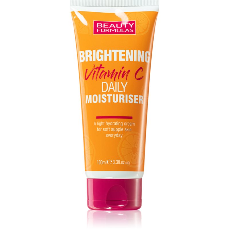 Beauty Formulas rozjaśniający krem nawilżający z witaminą C do codziennego użytku 100 ml