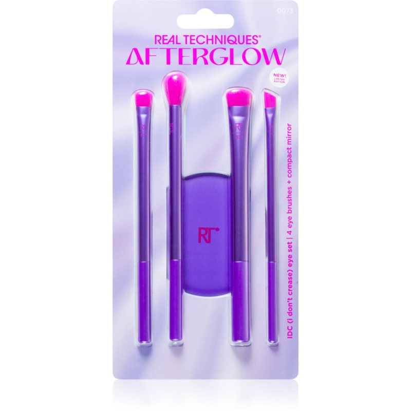 Real Techniques Afterglow I Don't Crease Eye Set pędzel do makijażu zestaw
