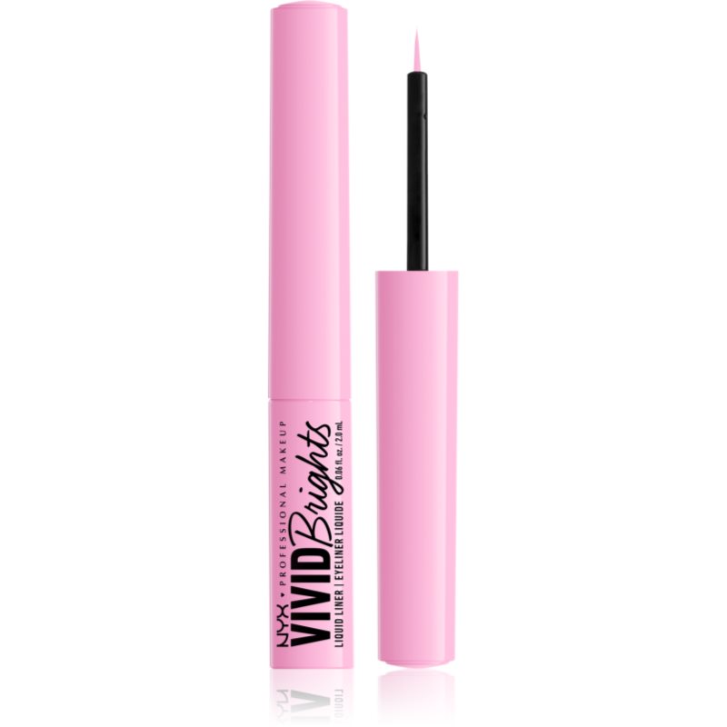 NYX PROFESSIONAL MAKEUP VIVID BRIGHTS EYELINER W PŁYNIE 09 SNEAKY PINK 2ML