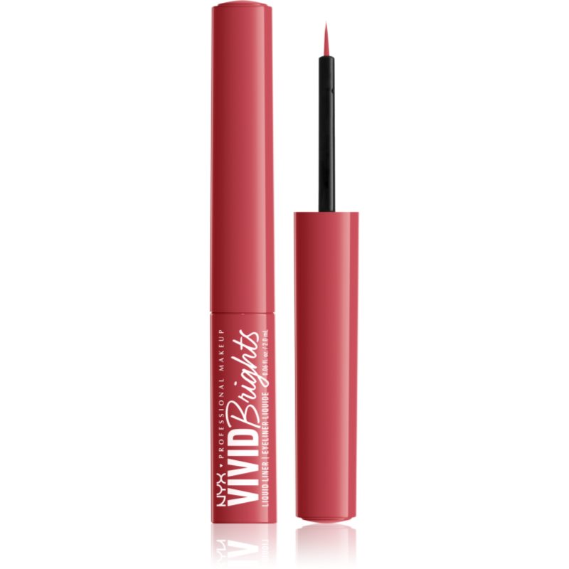 NYX PROFESSIONAL MAKEUP VIVID BRIGHTS EYELINER W PŁYNIE 04 ON RED 2ML