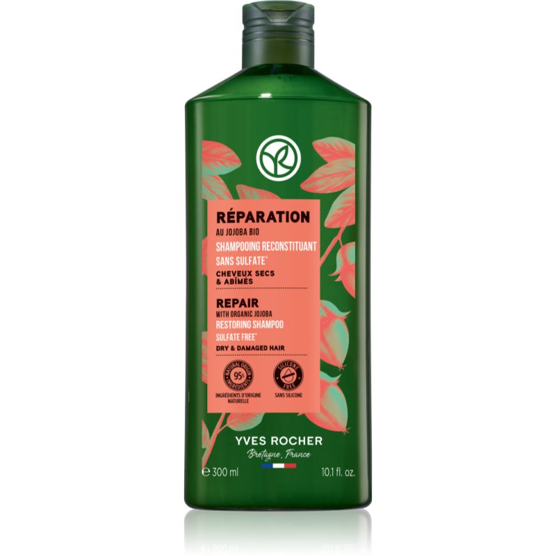 Yves Rocher Réparation szampon regenerujący with Organic Jojoba 300 ml