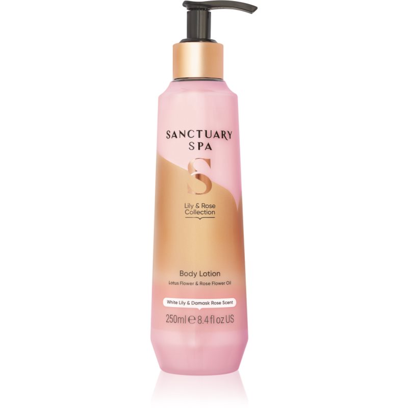 Sanctuary, Body Lotion, Balsam Do Ciała, Róża I Biała Lilia Lotos, 250ml