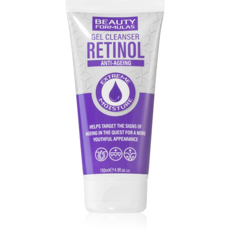 Beauty Formulas Beauty Formulas Retinol Anti-Ageing Gel Cleanser żel do mycia twarzy 150ml